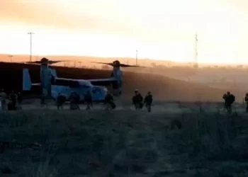 Llegan marines de EU a frontera con México