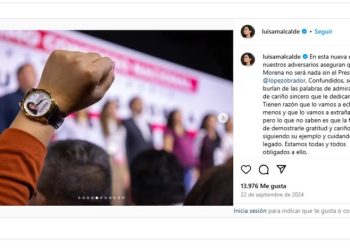 Polémica por reloj con la imagen de Luisa Alcalde