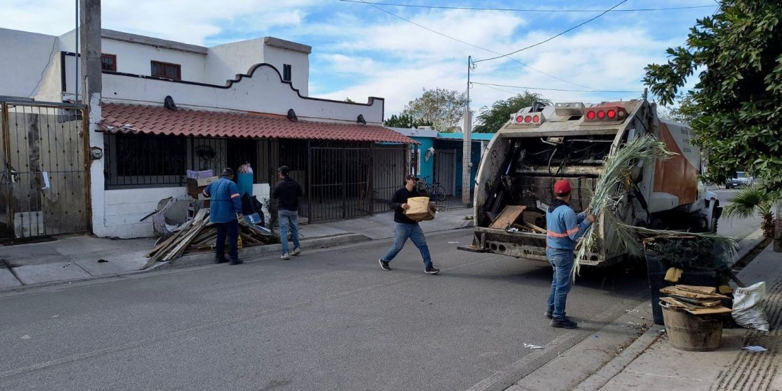 Retira Ayuntamiento de Hermosillo 9 toneladas de desechos en descacharre en la Jacinto López