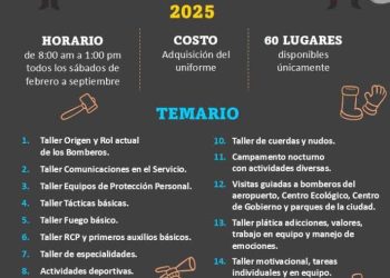 Inicia convocatoria para Brigada Infantil y Juvenil de Bomberos 2025