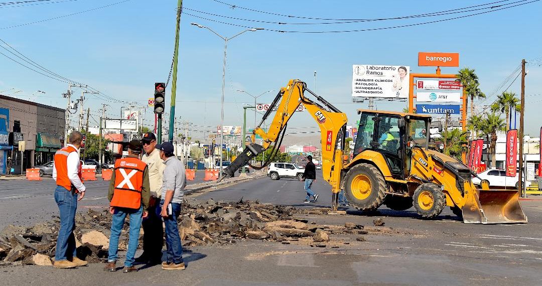 Con apoyo de Tránsito a automovilistas inicia obra de proyecto integral de paso desnivel Colosio y Solidaridad