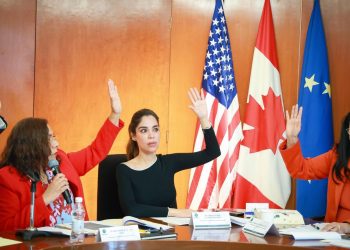 Aprobamos modificación al Art 21 a la Ley de Servicio Exterior Mexicano en la Comisión de Relaciones Exteriores de la Cámara de Diputados: Diana Karina Barreras