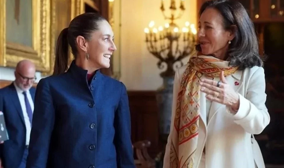 Se reúne Claudia Sheinbaum con presidenta de Banco Santander
