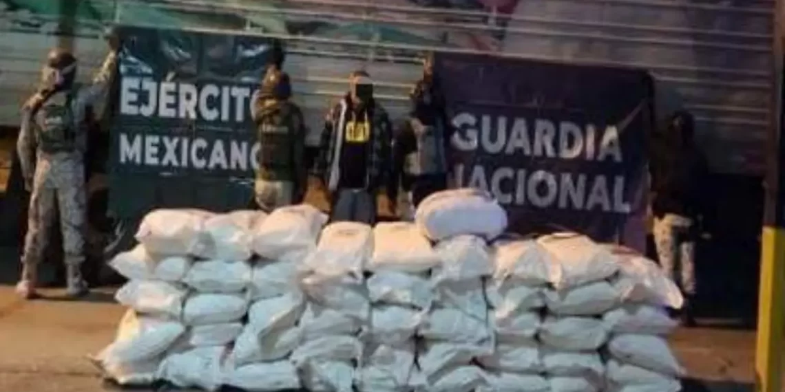 Aseguran más de una tonelada de metanfetamina en San Luis Río Colorado