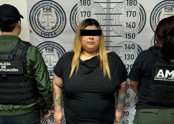 FGJES ejecuta orden de aprehensión contra presunta autora intelectual de homicidio en Nogales