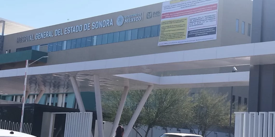 Laboran bajo protesta en el Hospital General de Sonora