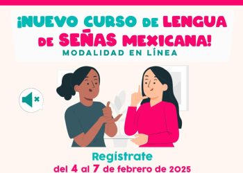 Convoca Gobierno de Sonora a inscribirse al Curso Básico de Lengua de Señas Mexicana