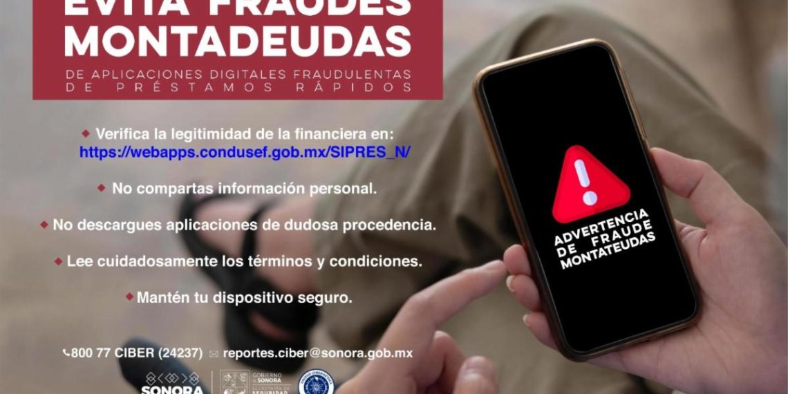 Advierte Unidad Cibernética por aplicaciones digitales fraudulentas de préstamos rápidos