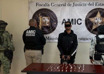 Operativo conjunto de DEFENSA-AMIC-GN logra cateos positivos por narcomenudeo en SLRC