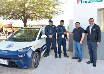 Pone en marcha Toño Astiazarán Centro de Respuesta Inmediata con patrulla eléctrica en el Palo Verde