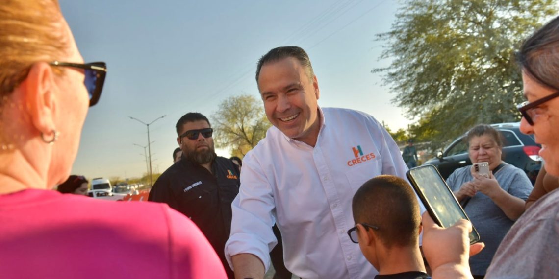 Verifica Toño Astiazarán avances en trabajos de rehabilitación en puente del bulevar Agustín Zamora