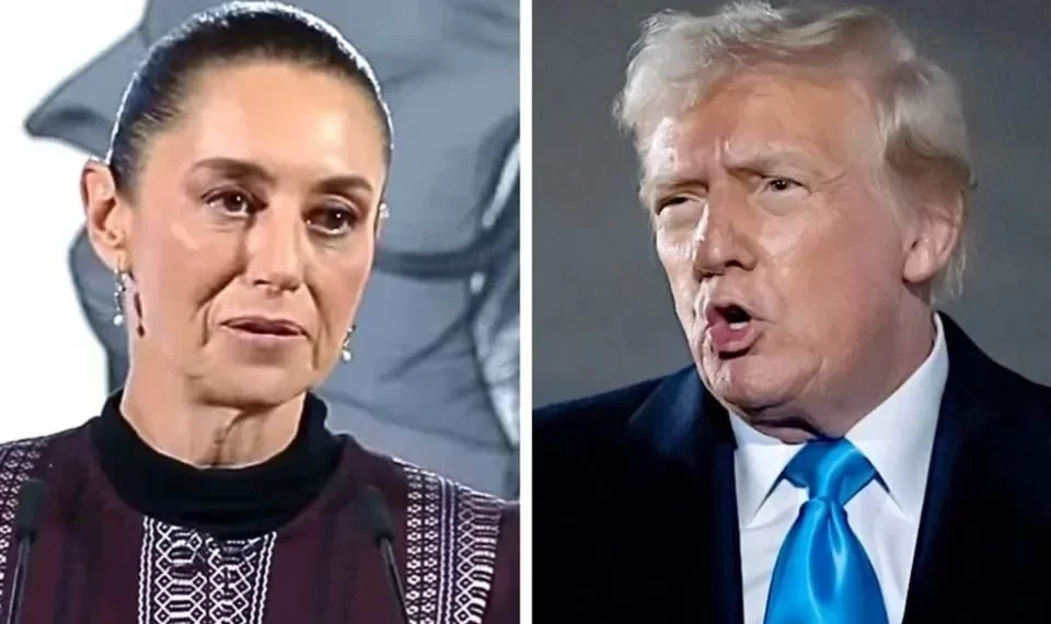 Acuerdan Sheinbaum y Trump pausar aranceles por un mes