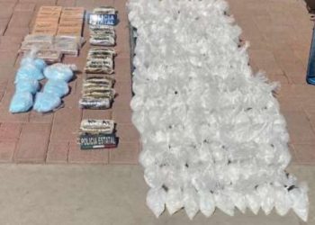 Secretaría de Seguridad Pública asegura cargamento de más de 100 kg de sustancias ilícitas en operativo estratégico