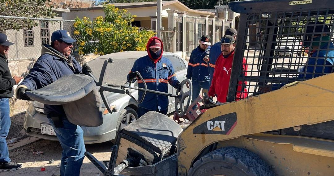 Recolecta Gobierno de Hermosillo 18 toneladas de cacharros en Las Minitas