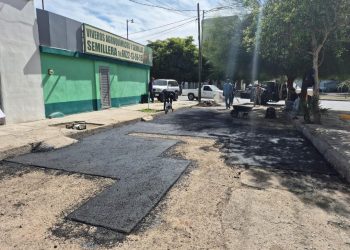 Refuerza Ayuntamiento de Hermosillo reparación de calles con el programa “Un Día en Tu Colonia”