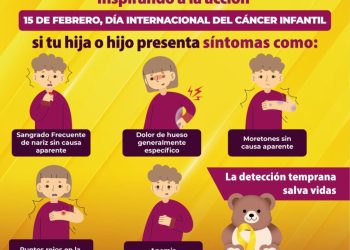 El cáncer infantil es curable si se detecta a tiempo: Salud Sonora