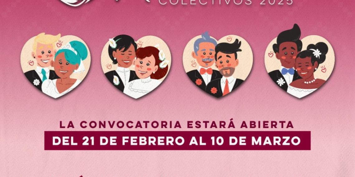 Gobierno de Sonora realizará Jornada de Matrimonios Colectivos 2025