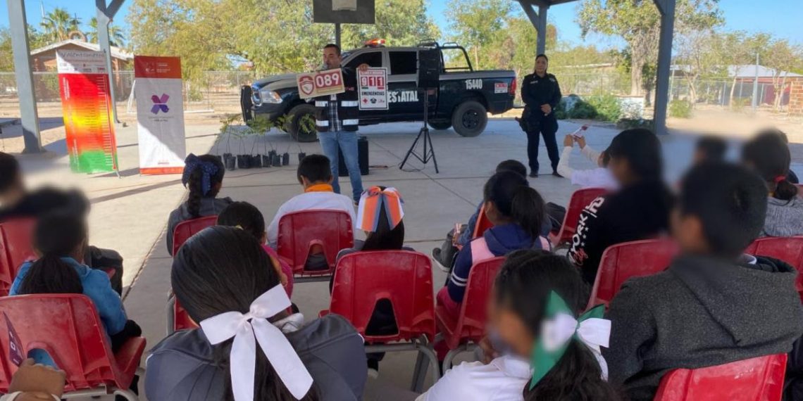 Imparte Secretaría de Seguridad Pública prevención de violencias y adicciones en escuelas de Sonora
