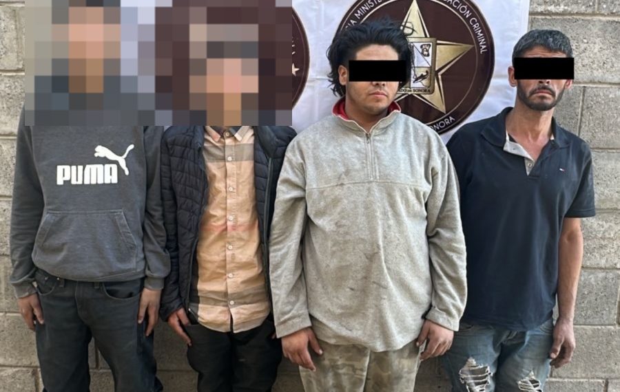 Operativo AMIC y Guardia Nacional asegura a cuatro personas por narcomenudeo en Hermosillo