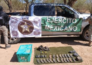 En múltiples operativos se asegura armas, vehículos y municiones en Trincheras