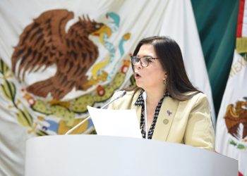 La diputada Gabriela Tapia Fonllem expresa su apoyo a la lucha del magisterio contra las reformas a la Ley del ISSSTE