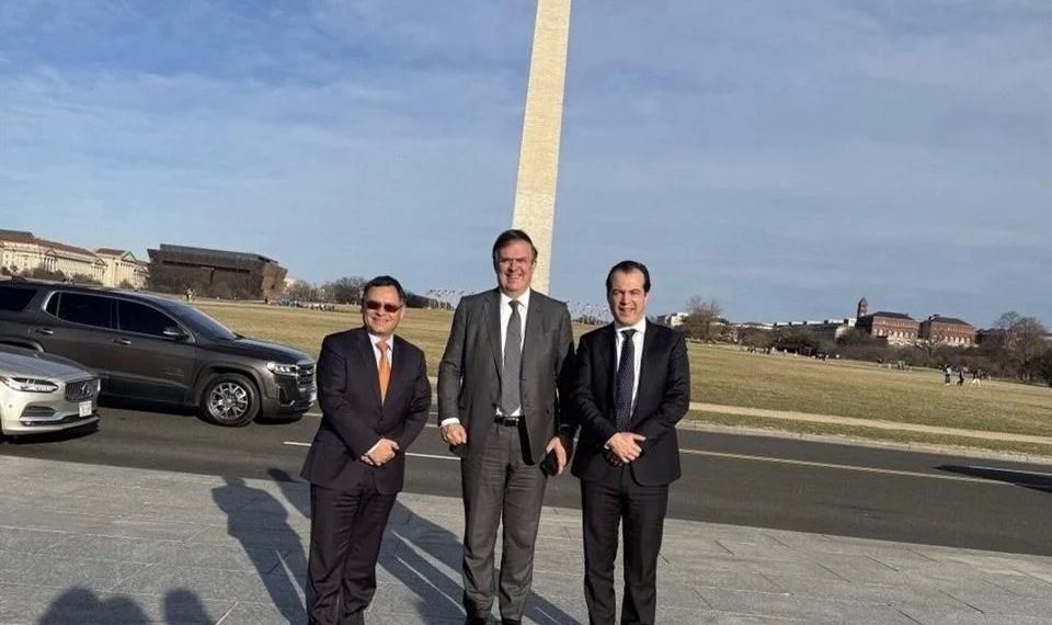 Llega Ebrard a Washington para abogar contra arancel a acero