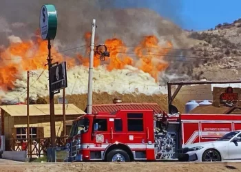 Se incendia restaurante al norte de Hermosillo