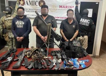 Semar decomisa armamento y rescata a dos menores en Sonora