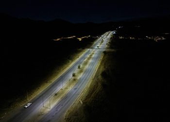 Ilumina Gobierno Municipal el bulevar Gustavo Mazón para seguridad de sus residentes