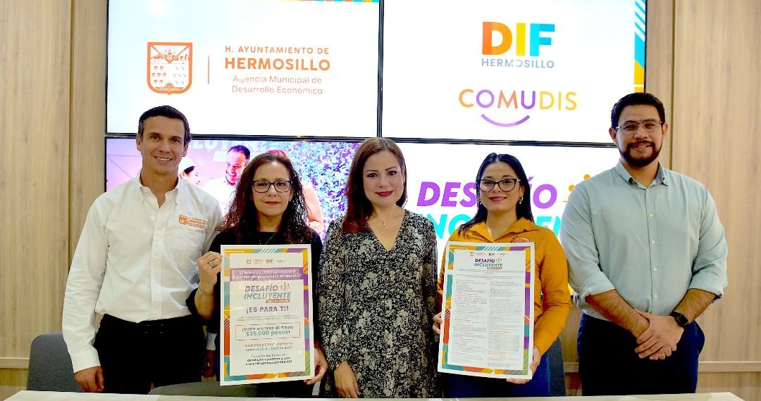Lanza Ayuntamiento de Hermosillo convocatoria para “Desafío Incluyente 2025”