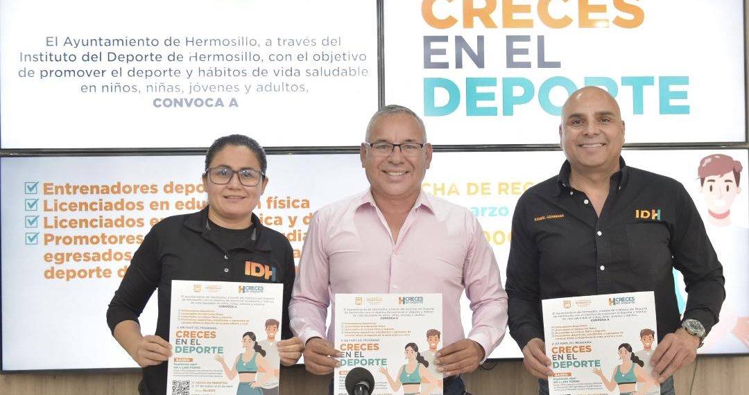 Invitan a entrenadores y deportistas a ser parte de CRECES en el Deporte