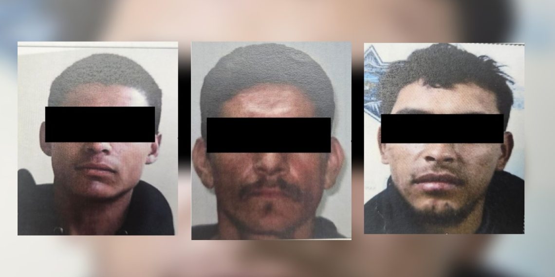 Captura AMIC a tres probables implicados en un homicidio y robo violento en San Luis Río Colorado