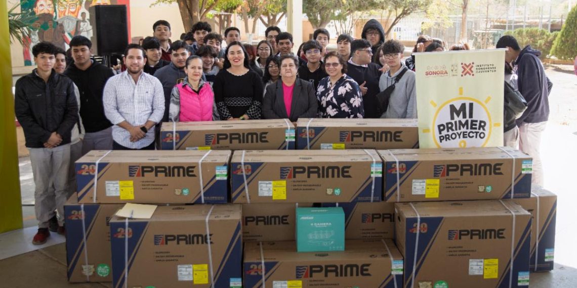 Gobierno de Sonora entrega equipamiento a Cecytes Justo Sierra a través de ISJ