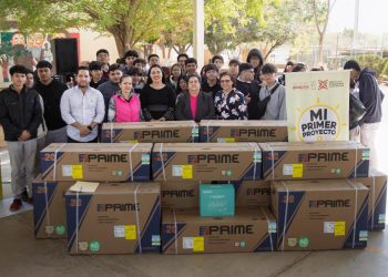 Gobierno de Sonora entrega equipamiento a Cecytes Justo Sierra a través de ISJ