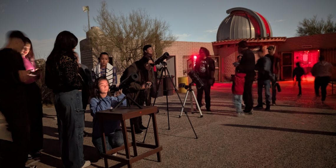 Gobierno de Sonora abrió el Observatorio Astronómico para disfrutar el Eclipse Lunar