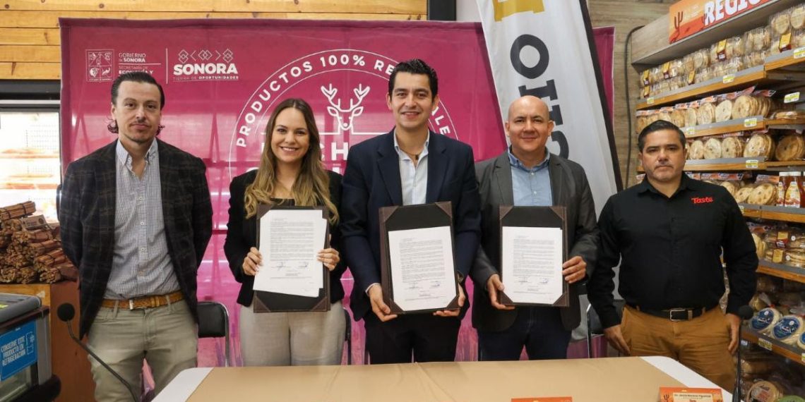 Gobierno de Sonora firma convenio en beneficio de los productos con distintivo “Hecho en Sonora”