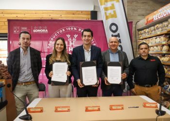 Gobierno de Sonora firma convenio en beneficio de los productos con distintivo “Hecho en Sonora”