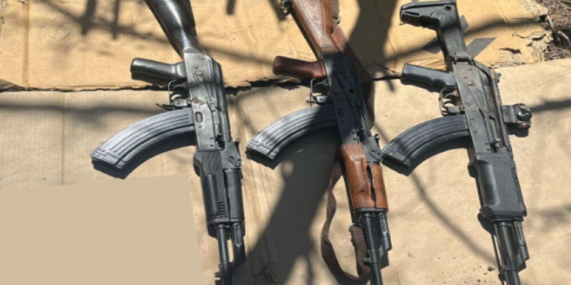 Localiza Gobierno de Sonora armas de fuego en zona de Empalme