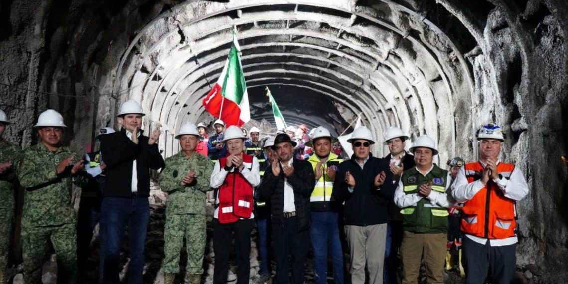 Encabeza Gobernador Durazo avance histórico con primera conexión del túnel ferroviario en Nogales