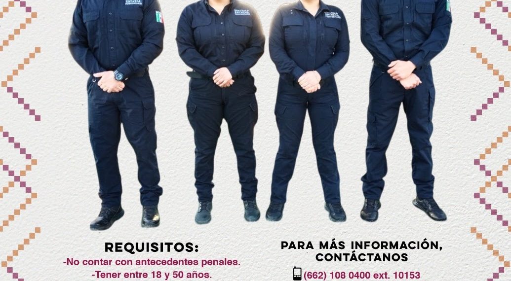Anuncia Gobierno de Sonora convocatoria para custodio penitenciario: Seguridad Pública