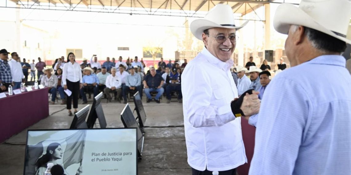 Gobernador Durazo avanza con acciones del Plan de Justicia Yaqui para fortalecer infraestructura hídrica