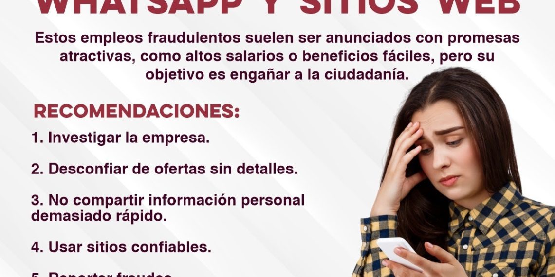 Alerta Unidad Cibernética por empleos falsos publicados en redes sociales: SSP