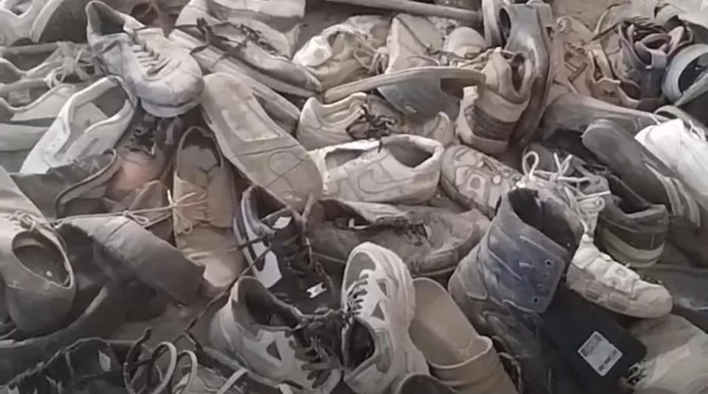 Hallan hornos clandestinos en Jalisco; había 400 pares de zapatos, ropa y maletas