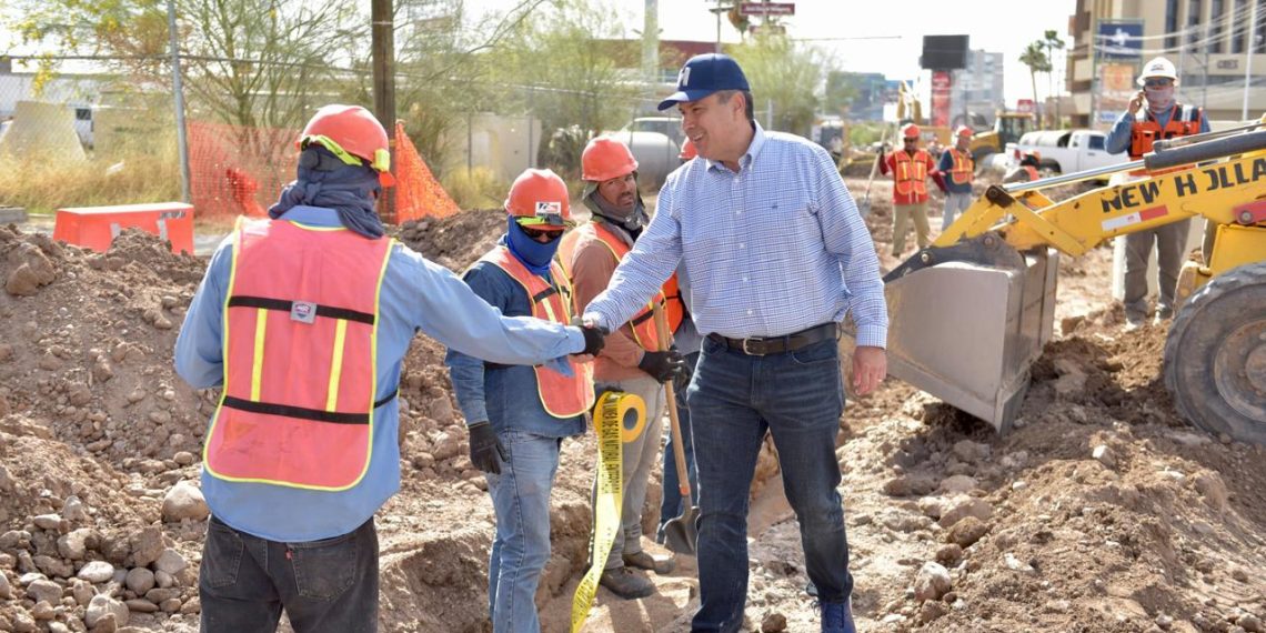 Avanza a buen ritmo obra de paso a desnivel Colosio y Solidaridad: Toño Astiazarán