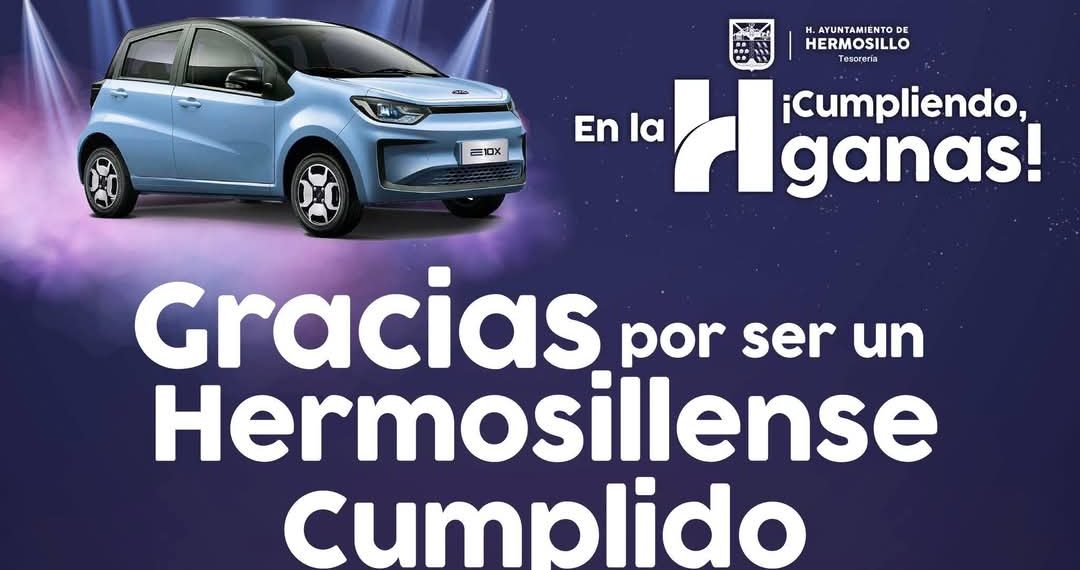 Contribuyentes pueden consultar folios para el sorteo del carro eléctrico ¡En la H, Cumpliendo Ganas!