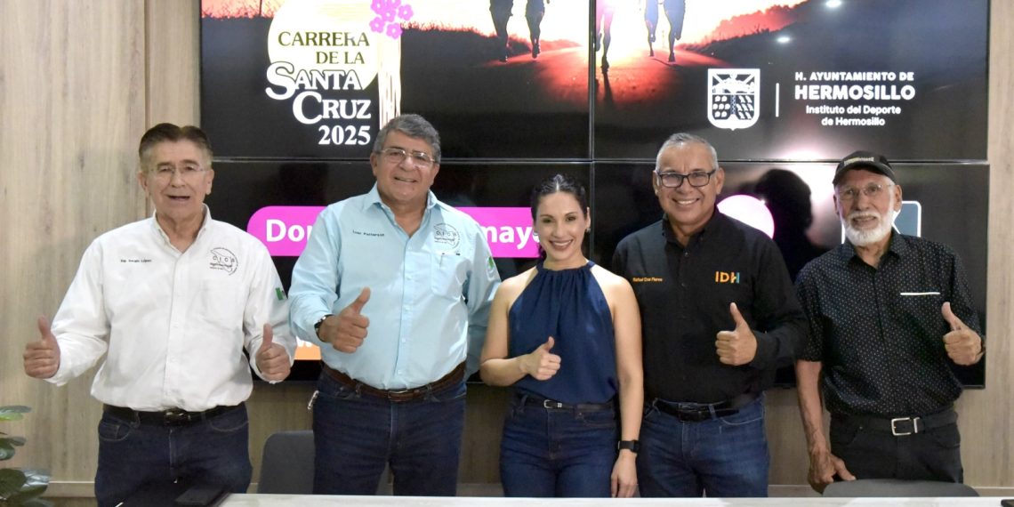 Invita Ayuntamiento de Hermosillo sumarse a la Carrera de la Santa Cruz 2025
