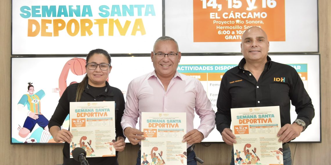 Realizará IDH torneos de Semana Santa en El Cárcamo