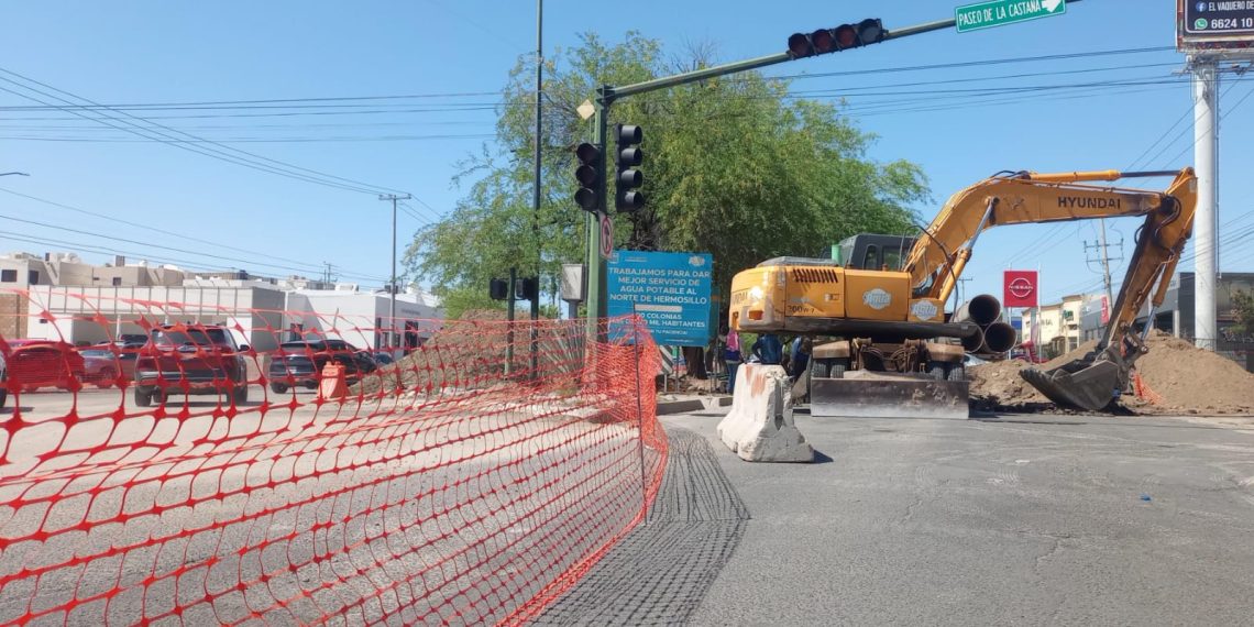Inician trabajos de instalación de tubería en el sector del bulevar Morelos