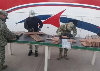 Aseguran fentanilo y heroína en autobús de pasajeros en San Luis Río Colorado, Sonora