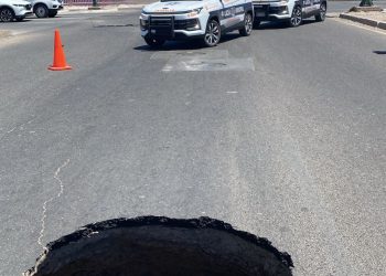 Cierre vial temporal por reparación de colector